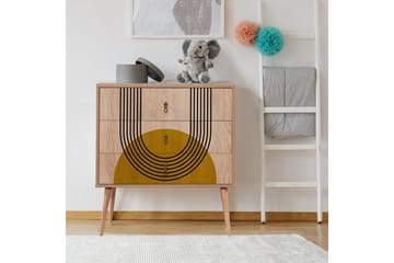 Byrå Bertoaria 80x89 cm Brun - Hanah Home - Förvaring - Förvaringsmöbler - Byrå - Hallbyrå