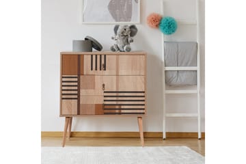 Byrå Bertoaria 80x89 cm Brun - Hanah Home - Förvaring - Förvaringsmöbler - Byrå - Hallbyrå
