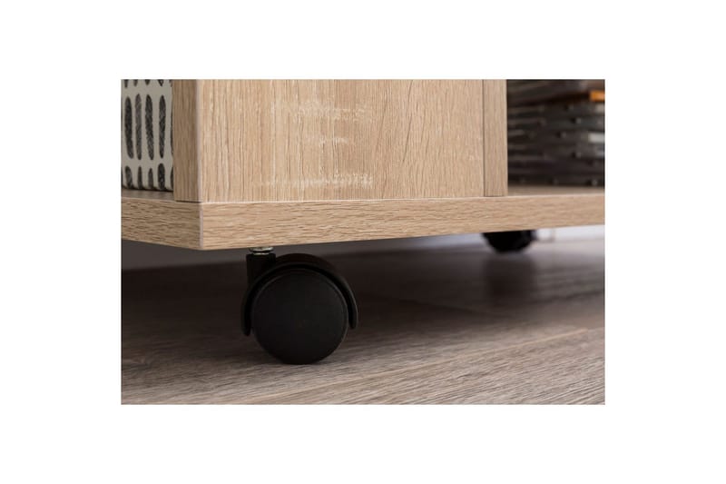 Bokhylla Wohnling mobil, modern och enkel med olika förvaringsfack Sonoma - Sonoma - Förvaring - Förvaringsmöbler - Byrå - Hurts