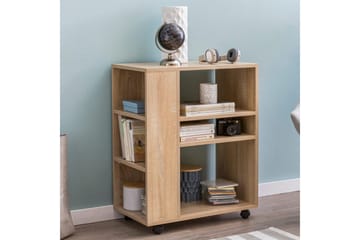 Bokhylla Wohnling mobil, modern och enkel med olika förvaringsfack Sonoma - Sonoma - Förvaring - Förvaringsmöbler - Byrå - Hurts