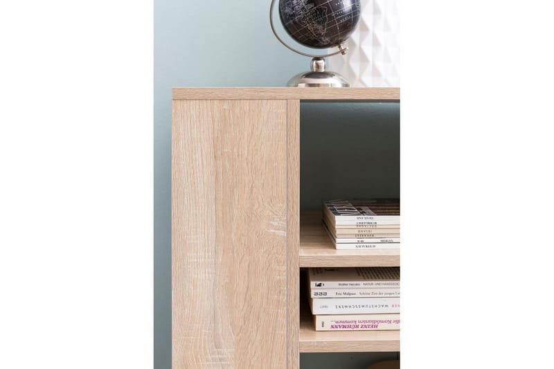 Bokhylla Wohnling mobil, modern och enkel med olika förvaringsfack Sonoma - Sonoma - Förvaring - Förvaringsmöbler - Byrå - Hurts