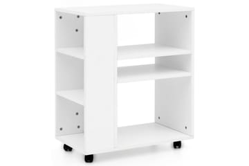 Bokhylla Wohnling mobil, modern och enkel med olika förvaringsfack Vit - Vit - Förvaring - Förvaringsmöbler - Byrå - Hurts