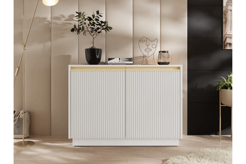 Bolstan Byrå 104 cm - Vit - Förvaring - Förvaringsmöbler - Byrå