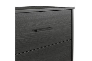 Byrå BrEZ 71x40x102 cm, Svart ek - 71x40x102 cm, Svart ek - Förvaring - Förvaringsmöbler - Byrå