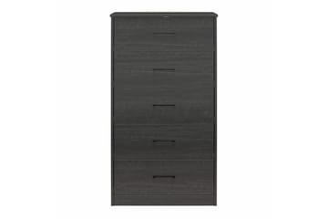 Byrå BrEZ 71x40x126 cm, Svart ek - 71x40x126 cm, Svart ek - Förvaring - Förvaringsmöbler - Byrå