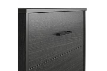 Byrå BrEZ 71x40x126 cm, Svart ek - 71x40x126 cm, Svart ek - Förvaring - Förvaringsmöbler - Byrå