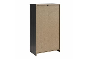Byrå BrEZ 71x40x126 cm, Svart ek - 71x40x126 cm, Svart ek - Förvaring - Förvaringsmöbler - Byrå