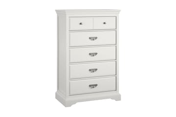 Bristol Byrå 88x49 cm 5 Lådor Vit - Dorel Home - Förvaring - Förvaringsmöbler - Byrå - Hallbyrå
