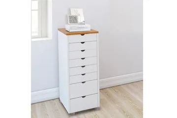 Brottkar Byrå 39x34 cm 8 Lådor - Vit - Förvaring - Förvaringsmöbler - Byrå