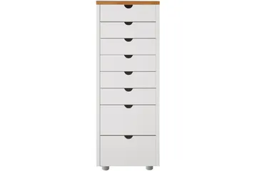 Brottkar Byrå 39x34 cm 8 Lådor - Vit - Förvaring - Förvaringsmöbler - Byrå