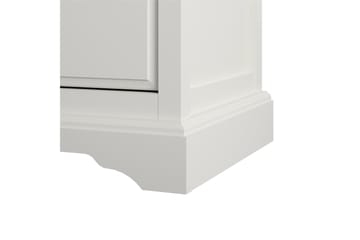 Byrå Bristol 88x49 cm 5 Lådor Vit - Dorel Home - Förvaring - Förvaringsmöbler - Byrå - Hallbyrå