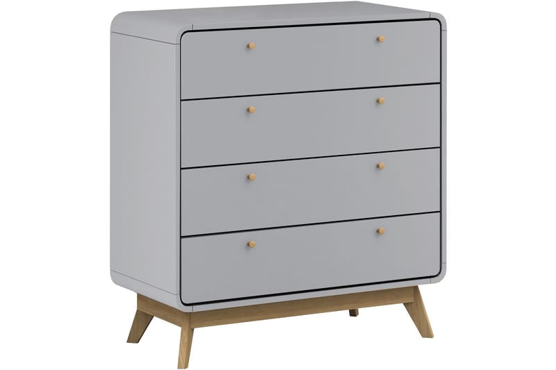 Byrå Caitlyn 80x39 cm - Grå - Förvaring - Förvaringsmöbler - Byrå