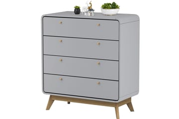 Byrå Caitlyn 80x39 cm - Grå - Förvaring - Förvaringsmöbler - Byrå