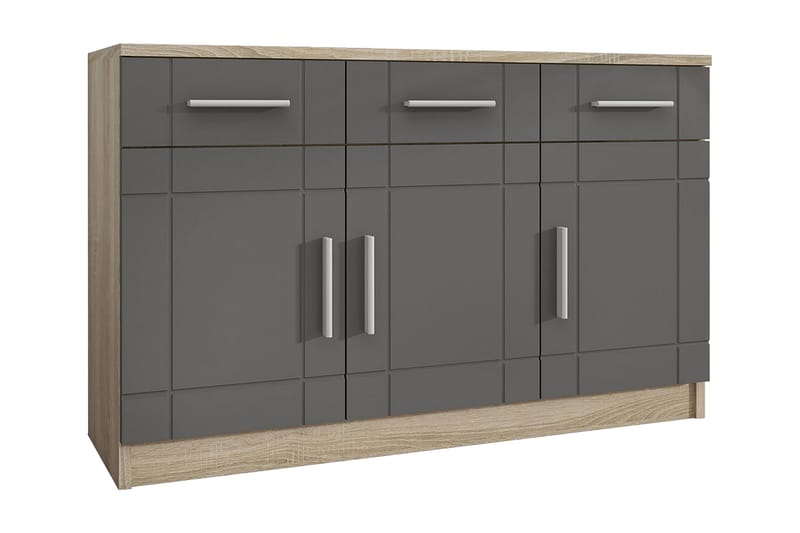 Byrå Carvin 37x104 cm - Natur/Grå - Förvaring - Förvaringsmöbler - Byrå