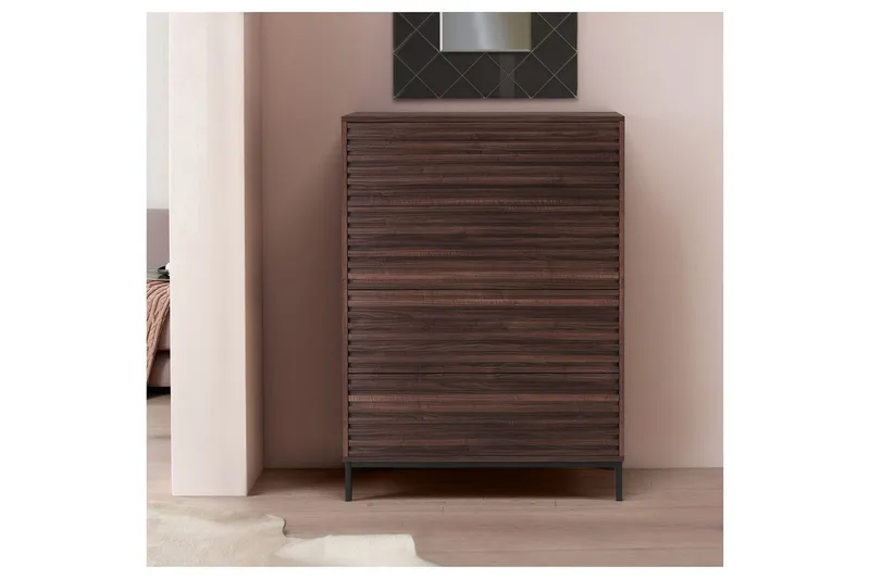 Byrå Celine Brun - Brun - Förvaring - Förvaringsmöbler - Byrå