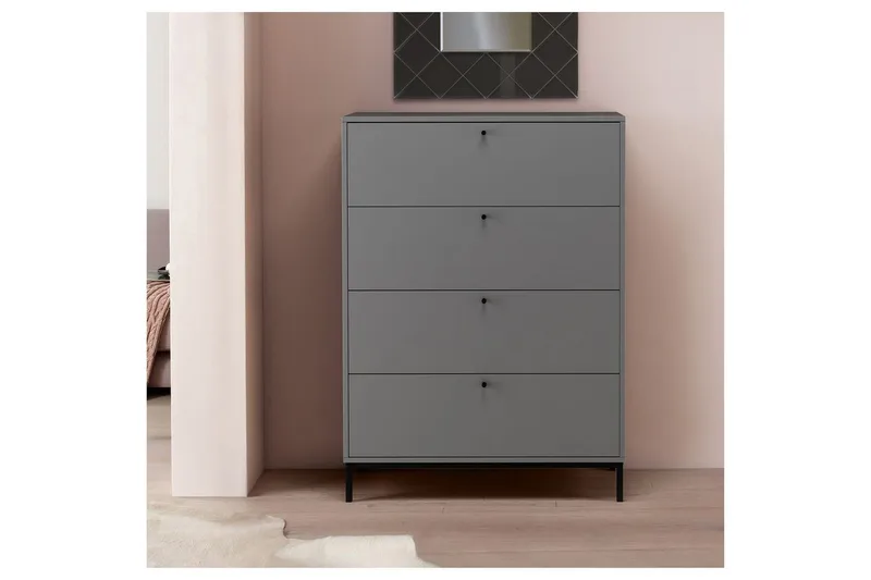 Byrå Celine Grå - Grå - Förvaring - Förvaringsmöbler - Byrå