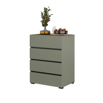 Byrå Cross med 4 lådor - Grön - Förvaring - Förvaringsmöbler - Byrå