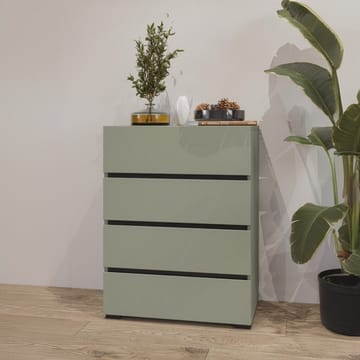 Byrå Cross med 4 lådor - Grön - Förvaring - Förvaringsmöbler - Byrå