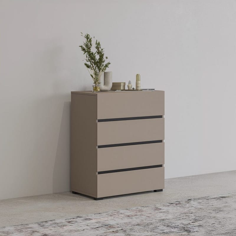 Byrå Cross med 4 lådor - Kongo - Förvaring - Förvaringsmöbler - Byrå