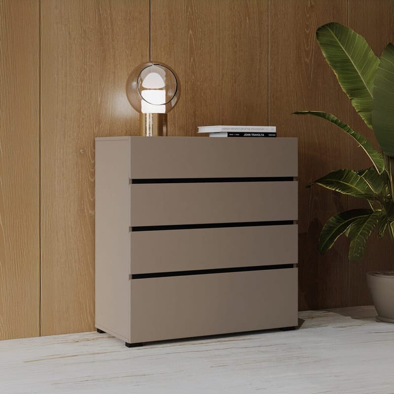 Byrå Cross S med 4 lådor - Kongo - Förvaring - Förvaringsmöbler - Byrå