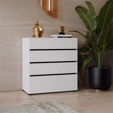 Byrå Cross S med 4 lådor - Vit - Förvaring - Förvaringsmöbler - Byrå