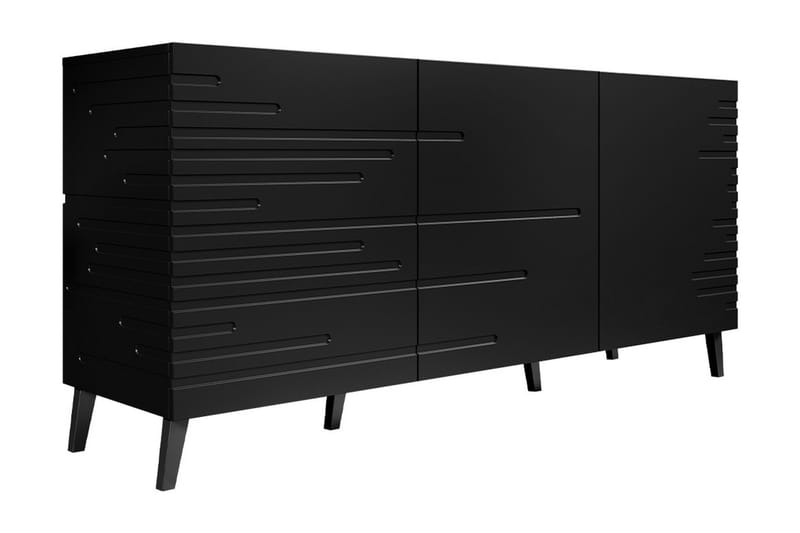 Byrå Demjen 40x155 cm - Svart - Förvaring - Förvaringsmöbler - Byrå