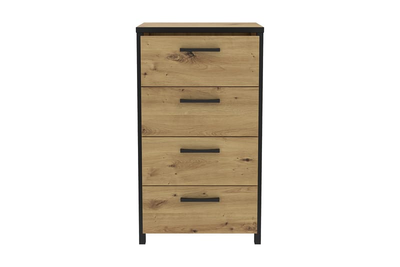 Byrå Dospat 40x51 cm - Brun/Svart - Förvaring - Förvaringsmöbler - Byrå