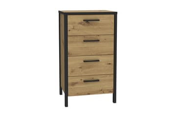 Byrå Dospat 40x51 cm - Brun/Svart - Förvaring - Förvaringsmöbler - Byrå