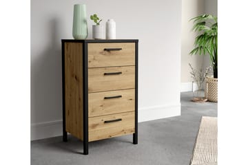Byrå Dospat 40x51 cm - Brun/Svart - Förvaring - Förvaringsmöbler - Byrå