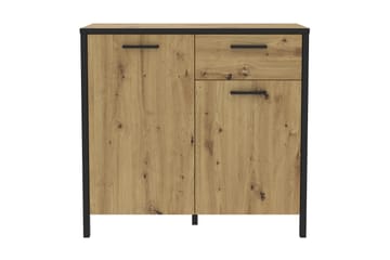 Byrå Dospat 40x95 cm - Brun/Svart - Förvaring - Förvaringsmöbler - Byrå