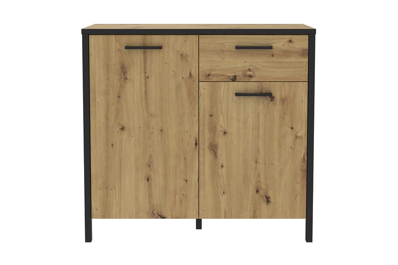 Byrå Dospat 40x95 cm - Brun/Svart - Förvaring - Förvaringsmöbler - Byrå
