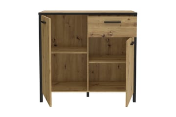 Byrå Dospat 40x95 cm - Brun/Svart - Förvaring - Förvaringsmöbler - Byrå