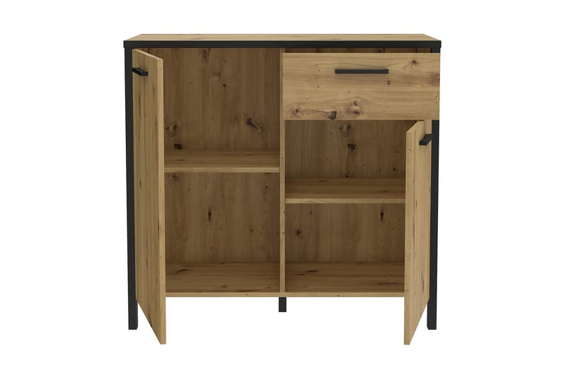 Byrå Dospat 40x95 cm - Brun/Svart - Förvaring - Förvaringsmöbler - Byrå