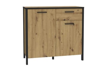 Byrå Dospat 40x95 cm - Brun/Svart - Förvaring - Förvaringsmöbler - Byrå
