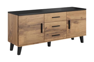 Byrå Dudley 45x150 cm - Natur/Svart - Förvaring - Förvaringsmöbler - Byrå