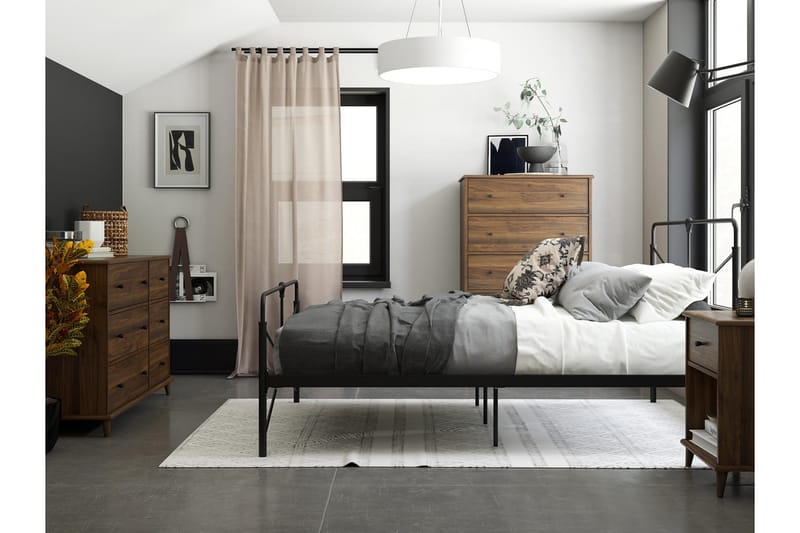 Byrå Farnsworth Brun - Dorel Home - Förvaring - Förvaringsmöbler - Byrå - Hallbyrå