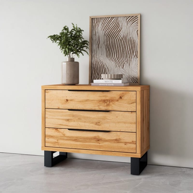 Byrå Halle S med 3 lådor - Förvaring - Förvaringsmöbler - Byr å