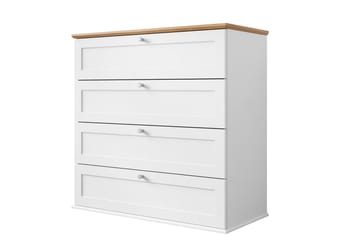 Byrå Hammerdal 92 cm - Vit/Ek - Förvaring - Förvaringsmöbler - Byrå