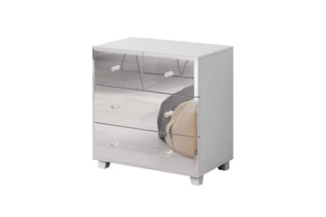 Byrå Hebbila 45x72 cm - Vit - Förvaring - Förvaringsmöbler - Byrå