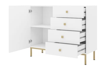 Byrå Hermann 100 cm - Svart - Förvaring - Förvaringsmöbler - Byrå