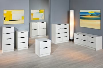 Byrå Hilbre - Vit - Förvaring - Förvaringsmöbler - Byrå