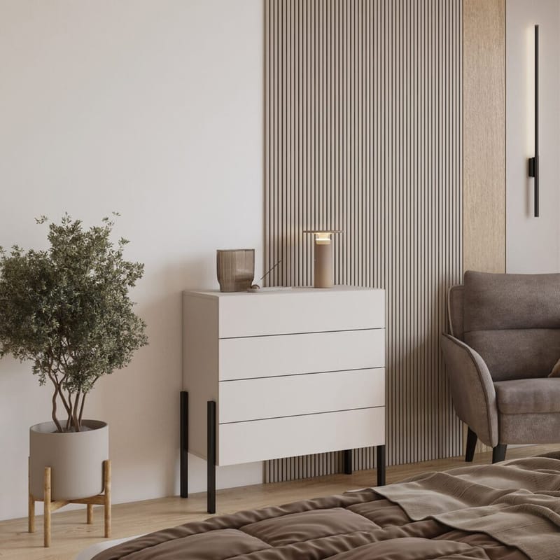 Byrå Jukon S med 4 Lådor - Förvaring - Förvaringsmöbler - Byr å