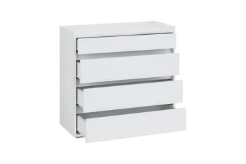 Byrå Kosmo Vit, 4 lådor - Vit, 4 lådor - Förvaring - Förvaringsmöbler - Byrå