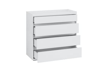 Byrå Kosmo Vit, 4 lådor - Vit, 4 lådor - Förvaring - Förvaringsmöbler - Byrå