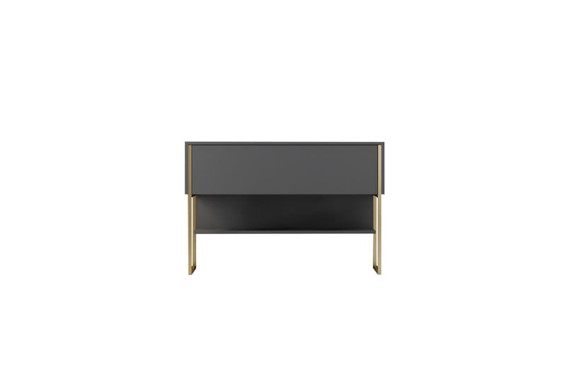 Byrå Luxe 120 cm - Guld/Antracit - Förvaring - Förvaringsmöbler - Byrå