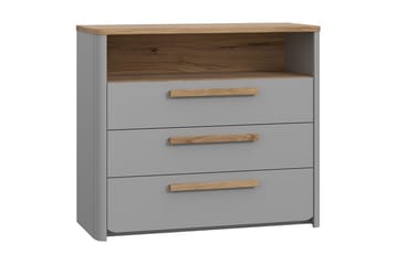 Byrå Meris 41x99 cm - Grå/Brun - Förvaring - Förvaringsmöbler - Byrå