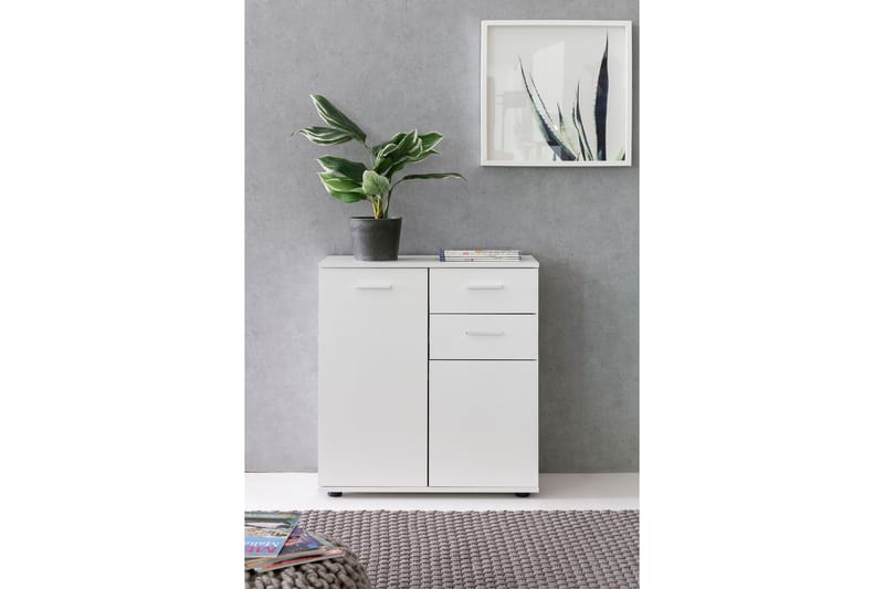 Byrå Moorclose 71x36 cm - Vit - Förvaring - Förvaringsmöbler - Byrå - Hallbyrå