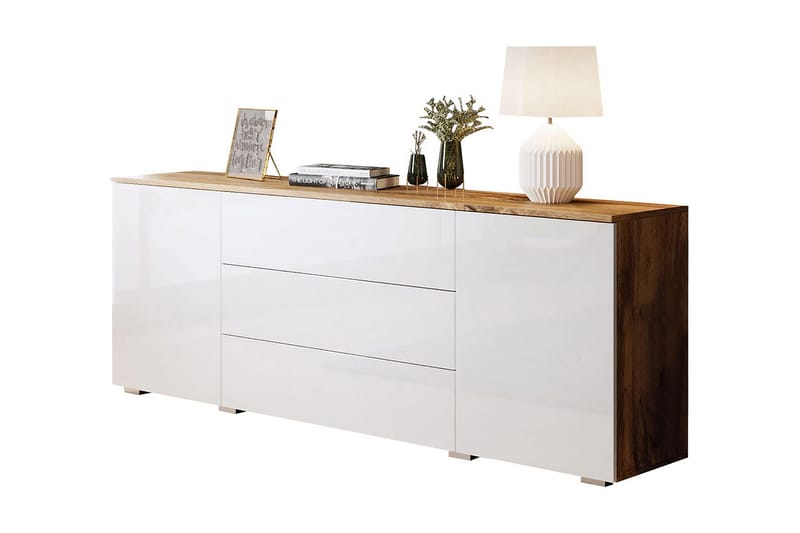 Byrå Mototsugu 111x68 cm - Natur/Vit - Förvaring - Förvaringsmöbler - Byrå