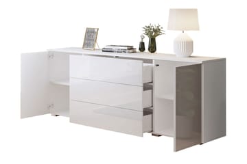 Byrå Mototsugu 111x68 cm - Natur/Vit - Förvaring - Förvaringsmöbler - Byrå