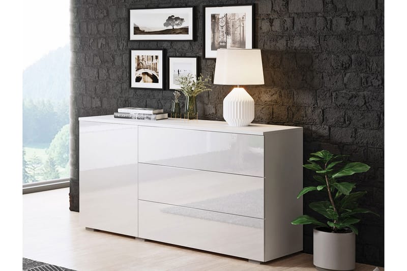 Byrå Mototsugu 111x68 cm - Vit - Förvaring - Förvaringsmöbler - Byrå